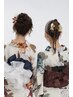 【平日】*浴衣持込着付+ヘアセット ¥7,700