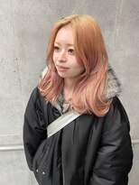 クレア 下北沢(CREA)&nbsp;ミルクティーブロンド/ダークブルー/デジタルパーマ/下北沢