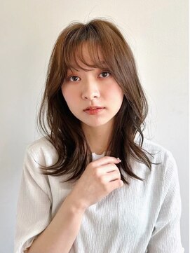 シンス 銀座(since) ミディアムレイヤー/顔周りレイヤー/小顔ヘア/似合わせカット