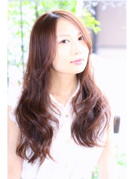 ヘアーデザイン リント(hair design Rinto) 大人ロング美肌カラー艶ピンクベージュ◎20代30代40代50代