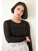 アッシュカラーボブ