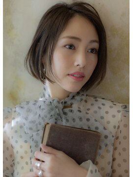 エニー 栄(Any) 洗練された大人かわいい×前髪のない自然なボブ