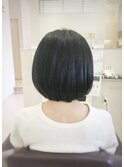 大人の上品短めボブ○