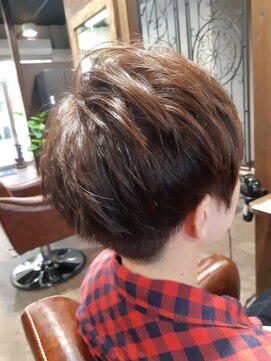 レリーヘアーデザイン(lelie hair design) 【lelie土居】ベリーショート　オリーブグレージュ◎