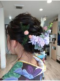 卒業式ヘアセット