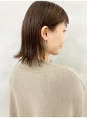 透明感カラー×デザインボブ