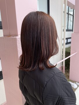 ワークスヘアー(WORKS HAIR) ピンクブラウン