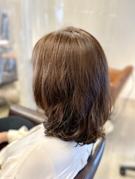 アンプリュス リアン(1+ Unplus lien) デジタルパーマグラマラスカールオリーブベージュ/亀戸