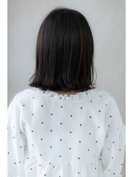 モッズヘア 越谷(mod's hair) アッシュブラック大人かわいい小顔ボブルフ307Z越谷20代30代40代