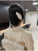 夜会アレンジ盛り盛り