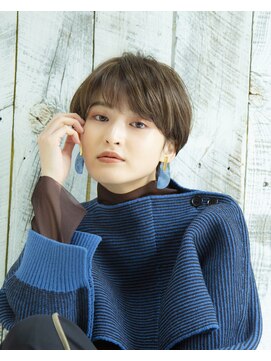 ロンド レグリーズ 立川(Lond leglise) 【山方 直也】ペールベージュ×大人かわいい×耳かけ×小顔