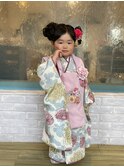 可愛いすぎ~♪七五三のヘアセット・着付けはBALANCEにお任せ!