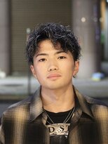 キングスマントーキョー 立川店(KINGSMAN TOKYO)&nbsp;【ホワイトメッシュツーブロックスパイラルパーマ】