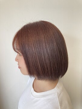 ノッシュ 七隈店(Hair Spa Nosh) ピンクブラウン/カラー/ナチュラル/CAREPRO