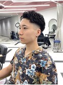 リバースパーマ/フェード