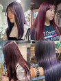 ヘアーアンドメイク ビス(HAIR&MAKE bis) レッド、ピンク、パープルカラー大人気です！