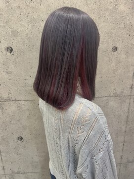 イロ プラス 南田宮店(iro+) 【nanaka】pink × lavender grey color