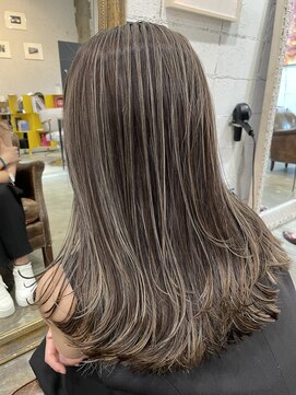 ノラ ヘアーサロン(NORA HAIR SALON) 【中迫】大人の上品なハイライトカラー白髪ぼかし