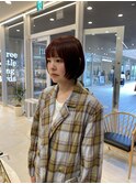 【自由が丘】アプリコットオレンジカラー/30代40代50代