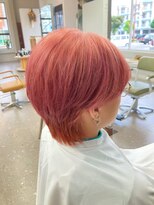 マップデザイン(map design)&nbsp;【map design】ピンクベージュ×ショートウルフ