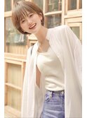 大人可愛い30代40代50代小顔◎マッシュショートボブウルフカット