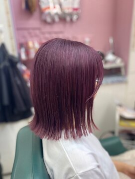 サム S+D HAIR COMMUNITY SAM 切りっぱなし外ハネボブ