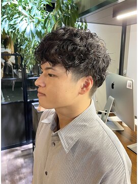 ウェーブ(WAVE) スパイラルパーマ×マッシュ