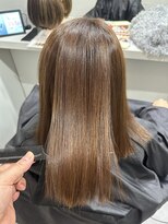 トクテ 吉祥寺(tokute) グレージュカラー/ボブウルフ/黒髪/ココアベージュ/縮毛矯正