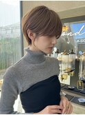 くびれショート/ダークアッシュ/美人ショート/ベリーショート