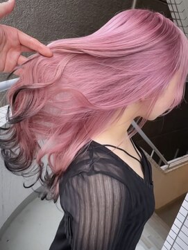 イエナ 渋谷(IENA) ピンクカラー　デザインカラー　グラデーションカラー