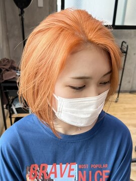 ムク 横浜店(muku) ミルクティーベージュダブルカラーケアブリーチインナーカラー