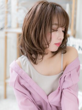 カバーヘア 上尾西口店(COVER HAIR) シースルーバングレイヤーカットロングウルフc6上尾20代30代40代