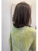 ネオリーブ チロル 横浜西口店(Neolive CiroL.)&nbsp;春カラー 透け感カーキベージュ 【miku】