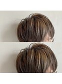 【LateliercontentMIHO】白髪をぼかしてベリーショートを楽しむ