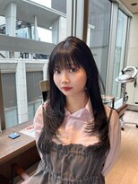 韓国スタイル/ナチュラルくびれへア_くびれ巻き_レイヤーカット