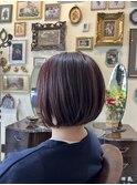 ナチュラルハイライトボブ