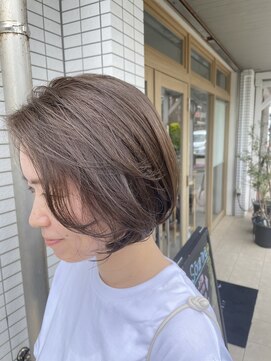 スーリール 伊都店(Sourire) ボブ アッシュグレージュ