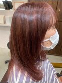 大人ハイライトピンクベージュ40代50代