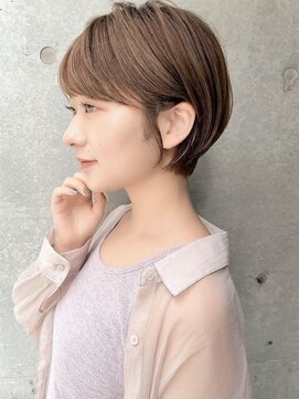 ロンド エメ 柏(Lond aimer) 柏ショートボブくびれヘアハイライトカラー韓国顔周りレイヤー柏