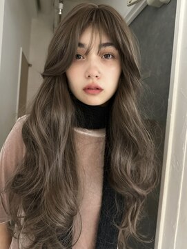 メゾンアクア 表参道(Maison ACQUA) ☆ブリーチなしダブルカラー オリーブ オリーブベージュ