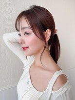 アフロート エル 錦糸町(AFLOAT L) 20代に人気!顔周りの後れ毛がかわいいシャギーレイヤーロング