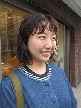 ハマモト ボブパーマ