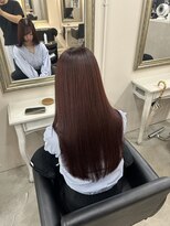 ソワンドゥブレスシエン 堀江店(soin de brace CIEN)&nbsp;韓国前髪顔周りロング×レイヤーグレージュ[堀江/髪質改善]