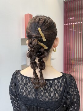 ソト 銀座(soto.) ミディアムヘア/暗めカラー/デザインカラー/ヘアセット/銀座