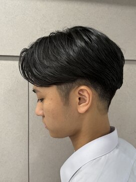 ニコ トウキョウ ロジック(nico TOKYO Logic) メンズセンターパートニュアンスパーマアップバング