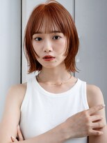 エインアンリー 明治神宮前(AIN.ANLY.) 5ぱっつん前髪薄めバング長めバング切りっぱなしボブミニボブ