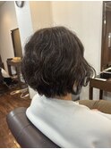 くせ毛いかしショートボブ