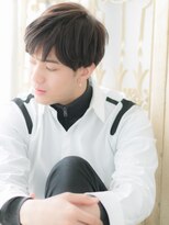 モッズヘア 福岡天神店 mod's天神/清潔感黒髪アッシュブラック束感ナチュラルショートa