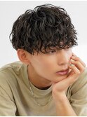 波巻きスパイラルパーマメンズマッシュパーマツイストパーマ◎
