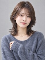 トリニティ(trinity)&nbsp;ブリーチ×髪質改善 ココアブラウン レイヤーウルフカット豊見城